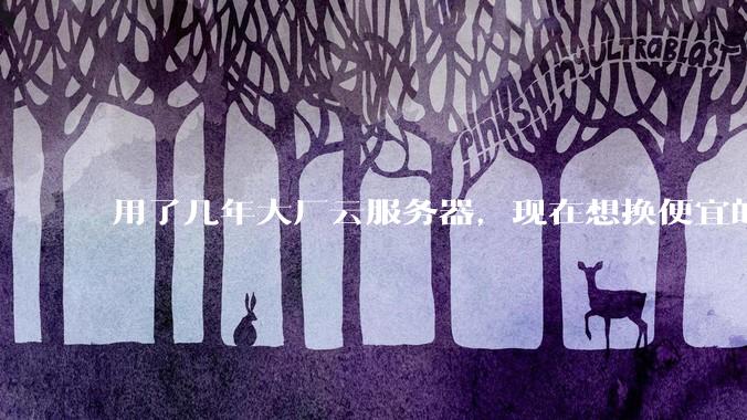 用了几年大厂云服务器，现在想换便宜的，有推荐的吗?